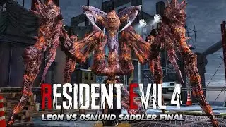 Resident Evil 4 UHD Edition Final Osmund Saddler Boss Fight Leon vs Saddler