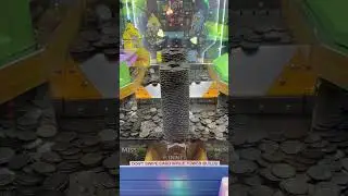 UNREAL JACKPOT Coin Stacks‼️ #arcade #jackpot #shorts