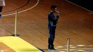 Kris Lawrence Sang The US National Anthem - NBA All Stars vs PBA All Star Weekend 2011