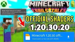😮Minecraft PE 1.20.30 Official Version Released - New Shader Update!