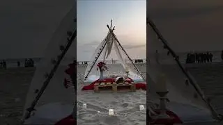 BEACH CANDLE LIGHT DINNER GOA | DREMY BEACH CANDLE LIGHT DINNER | DINNER DATE AT BEACH | PRIVATE |