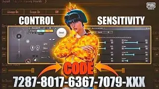 NEW UPDATE 4.1 CODE 🔥 PUBG MOBILE/BGMI SENSITIVITY SETTINGS 2026 | BEST SCOPE SENSITIVITY SETTING✅