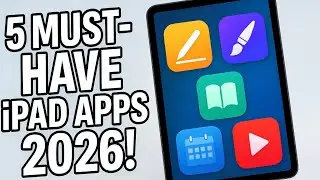 Мои 5 обязательных приложений для iPad на 2026 год (и описание функций каждого из них)