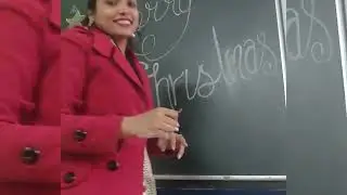 Easy Christmas chalkboard art 🎨 | Christmas 2025🤶🏻🌲