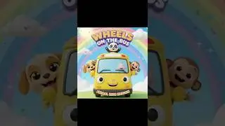 Wheels on the Bus Animal Party 🐶🦁 | Fun Nursery Rhyme for Kids|Happy Kids TV