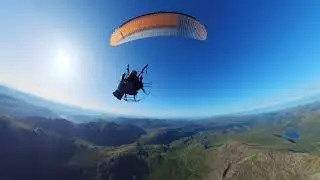 Electric paramotoring over the Lake District
