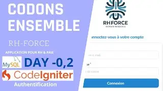Cr&eacute;ation d'une Application RH & Paie avec CodeIgniter 4 et MySQL : &Eacute;p 0,2 - Authentification