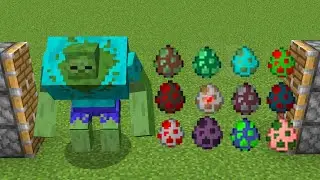 mutant zombie + all spawn eggs = ???