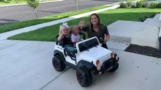 Joyldias 2 Seater Ride On Truck 12V Children's Electric Car with Parental Remote Control
