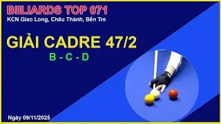 THANH T&Igrave;NH CỦ CHI VS LỘC NGUYỄN (TR&Iacute; VĂN) -  GIẢI CADRE 47/2 TOP 071