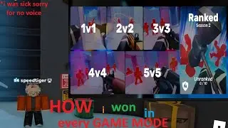 I won in every game mode ( Roblox rivals)