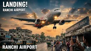 Ranchi Airport Plane Landing Live | Jharkhand View plane ✈️ landing 🛬  #viral #video #trending 