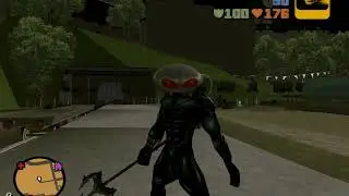 🚩 GTA San Andreas Black Manta V4 (Trident Armament) Skin Mod &ndash; DC Comics Aquaman Universe 🌊