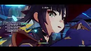 Ganyu Ayaka Freeze + Hu Tao Funerational - Spiral Abyss 3.2