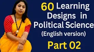 B.Ed 3rd Sem : 60 Learning Design  in Political Science (English Version)