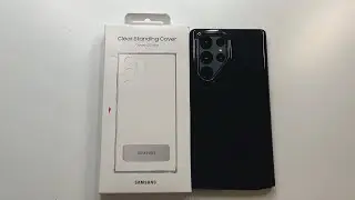 Official Samsung Clear Standing Cover for Samsung Galaxy S22 Ultra Unboxing and Review