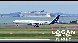 Monday Labor Day Plane Spotting at Boston Logan Airport | Takeoffs, Landings & Logan Lagoon Views