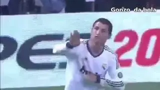 Ronaldo laughs at messi 