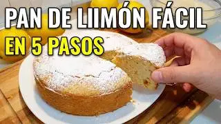 ¡Dura 1 semana fresco! El Pan de Limón más BARATO del mundo que salvó mi economía. (