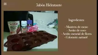PRODUCCI&Oacute;N DE JABONES ARTESANALES 