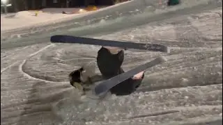 Rukas on a Midwest Ski hill