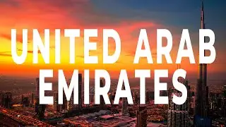 Flying over UAE - Relaxing Music Along With Beautiful Nature Videos | 1 Hour