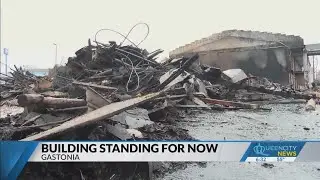 Part of Gastonia motel is still up after fire
