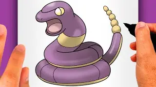 HOW TO DRAW EKANS - How to Draw Pok&eacute;mon N&ordm; 0023 (EASY POK&Eacute;MON DRAWING) - Ekans Drawing