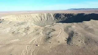Meteor Crater 3 - Barringer Crater, Drone View DJI Mavic 2