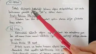 Manaya delaleti bakımından lafızlar #iktizanındelaleti #isaretindelaleti