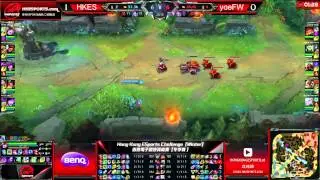 Hong Kong ESports Challenge 香港電子競技資格賽 Winter Playoffs Finals 冠軍賽 - yoeFW vs HKESports - Game 2