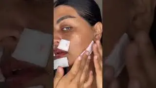 How to remove jawline baby hairs #wax #waxing #makeup #makeuphacks