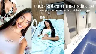 Tudo sobre o meu silicone! Vlog, meu pós operatório, preço, quantos ml coloquei e antes x depois!