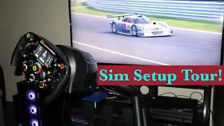 My Current Sim Racing Set Up! Thrustmaster T300 with SF1000 Fanatec CSL Elite V2 and Trak Racer RS6