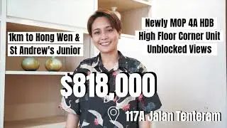 117A Jalan Tenteram (Tenteram Peak Whampoa) 4A HDB For Sale High Floor Corner Unit Fully Renovated