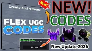 ⚠️ LATEST ⚠️ ALL WORKING CODES For Flex UGC In January 2026 - Flex UGC Roblox Codes in 2026