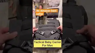 A Mens baby carrier that looks like a plate carrier or a chest rig? I&rsquo;m all in! 🪖 #guns