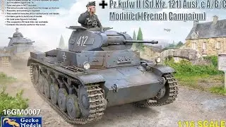 What&rsquo;s in the box? Gecko Models 16GM0007 Pz.kpfw II Sd.Kfz121 Ausf.c A/B/C Modified French Campaign