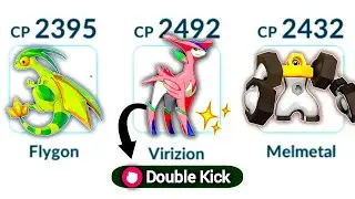 *DOUBLE KICK* VIRIZION is INSANELY STRONG in Ultra League!🔥(Pokemon Go)