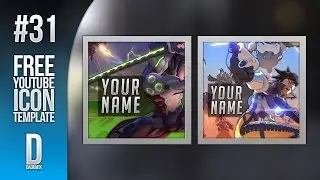 Overwatch YouTube Icon Template 31 - Free Photoshop Download
