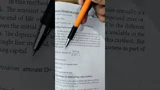 Sinking fund method of depreciation