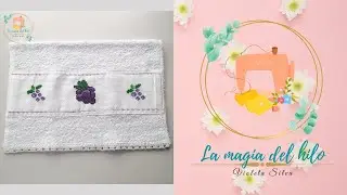 La Magia Del Hilo de Violeta Silva - Secadores de cocina en tela felpa.