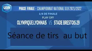 PLAY OFF U19 OL VS STADE BRESTOIS 2021 2022