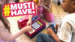 Learning Resources Pretend & Play Calculator Cash Register &ndash; 73-Piece Toy Set for Kids Ages 3+