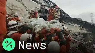 Coronavirus: Man Survives 69 Hours Under Collapsed Quarantine Hotel in China