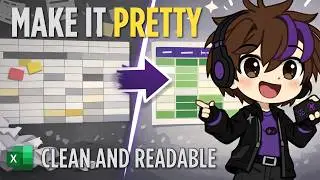 Excel &mdash; Make Your Excel Spreadsheet Pretty (Clean + Easy to Read)
