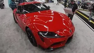GR Supra at the Portland International Auto show