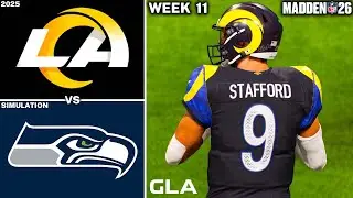 Rams vs. Seahawks | Week 11 Simulation | Rivalry Uniforms Madden 26 PS5 Gameplay
