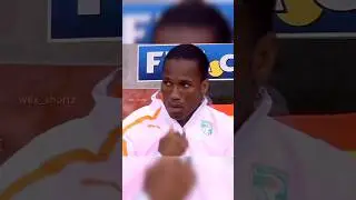 Drogba reaction to Ronaldo 💀🤯 #shorts #football