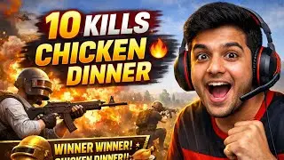 10 KILLS 🔥 CHICKEN DINNER | Solo Squad BGMI Gameplay | Clutch Finish